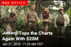 Jumanji is No. 1 for the Third Week in a Row