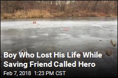 11-Year-Old Dies Rescuing Friend From Frozen Pond