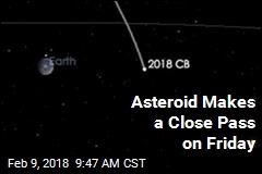 3rd Asteroid This Week Zips Close on Friday