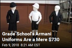 Grade School&#39;s Armani Uniforms Are a Mere $730