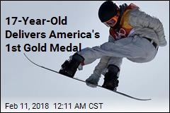 17-Year-Old Delivers America&#39;s 1st Gold Medal