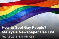 Malaysian Paper Runs List on How to Spot Gays