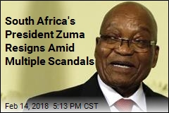 South Africa&#39;s President Zuma Resigns Amid Multiple Scandals
