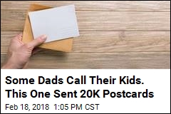 How This Dad Shows His Kids He Loves Them: 20K Postcards