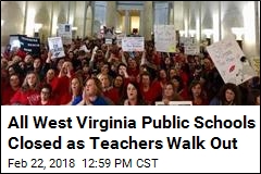 West Virginia Teacher&#39;s Strike Closes All Public Schools