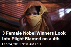 3 Female Nobel Winners Look Into Plight Blamed on a 4th