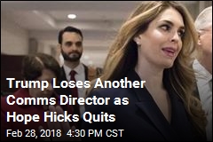 Hope Hicks Is Resigning From White House