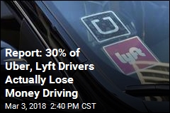 Report: Median Hourly Profit for Uber, Lyft Drivers Is Just $3.37