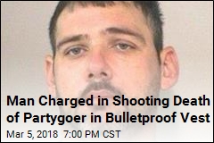 Man Charged in Shooting Death of Partygoer in Bulletproof Vest