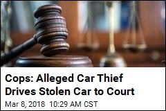 Guess How This Alleged Car Thief Got to Court