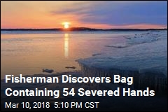Fisherman Discovers Bag Containing 54 Severed Hands