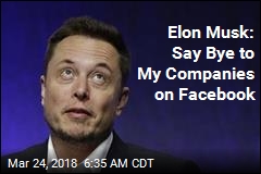 Elon Musk Kills SpaceX, Tesla Pages on Facebook