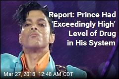 Report: Prince Had &#39;Exceedingly High&#39; Level of Drug in System