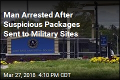 Man Suspected of Sending Suspicious Packages to Military Sites Arrested