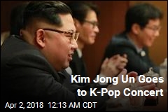 Kim Watches S. Korean Pop Stars in Pyongyang