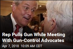 Rep Pulls Gun While Meeting With Gun-Control Advocates