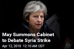 UK PM Summons Cabinet to Discuss Syria Strike