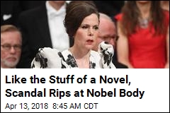 Like the Stuff of a Novel, Scandal Rips at Nobel Body