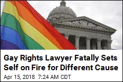 Gay Rights Lawyer Fatally Sets Self on Fire for Different Cause