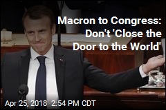 Macron Denounces Isolationism in Speech to Congress