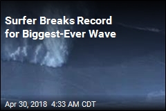 Surfer Breaks Record for Biggest-Ever Wave