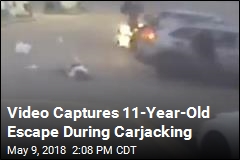 11-Year-Old Escapes in Wild Carjacking Video