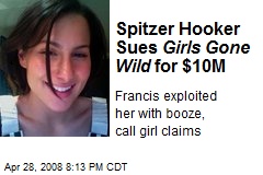Spitzer Hooker Sues Girls Gone Wild for $10M
