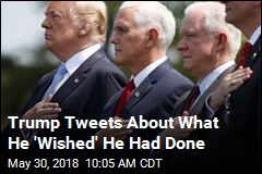 Trump Tweets About What He &#39;Wished&#39; He Had Done