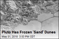 Pluto Has Frozen &#39;Sand&#39; Dunes