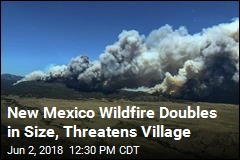 New Mexico Wildfire Threatens Village, Boy Scout Camp