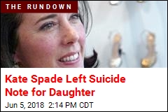 Fashion Designer Kate Spade Dead in Apparent Suicide