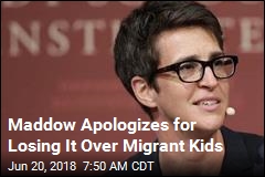 Maddow Ends Show in Tears Over Migrant Kids