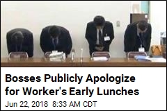 Japanese Worker Fined for Starting Lunch 3 Minutes Early