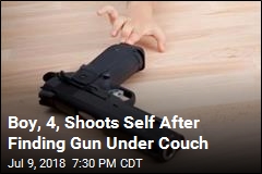 Boy, 4, Shoots Self After Finding Gun Under Couch