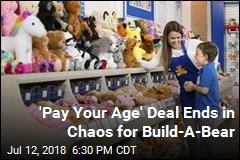 &#39;Pay Your Age&#39; Proves Too Popular for Build-A-Bear