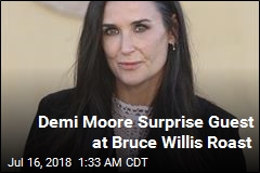 Demi Moore Surprise Guest at Bruce Willis Roast