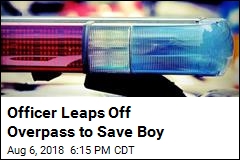 Officer Leaps Off Overpass to Save Boy