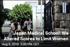 Japan Medical School: We Altered Scores to Limit Women