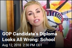 GOP Candidate&#39;s Diploma Doesn&#39;t Appear &#39;Accurate&#39;