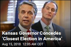 Governor Concedes Tight Kansas Election