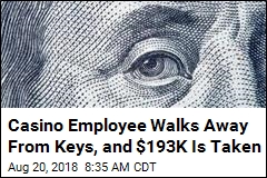 Casino Employee Walks Away From Keys, and $193K Is Taken