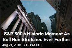 S&amp;P 500 Hits Historic High as Bull Market Nears Longest Ever