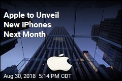 Apple to Unveil New iPhones Next Month