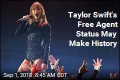 &#39;Free Agent&#39; Taylor Swift in Historic Bidding War