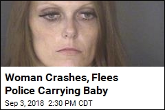 Woman With Baby Attempts Carjacking During Police Chase