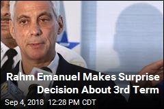 Rahm Emanuel Not Seeking Re-Election