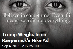 Trump Weighs In on Kaepernick&#39;s Nike Ad
