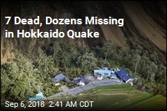 Powerful Japan Quake Causes Landslides, Blackout