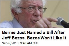 Bernie Sanders Takes Aim With Bill Named for Bezos