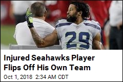 Injured Seahawks Player Flips Off His Own Team